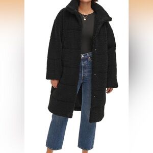 LEVIS Black Teddy Coat